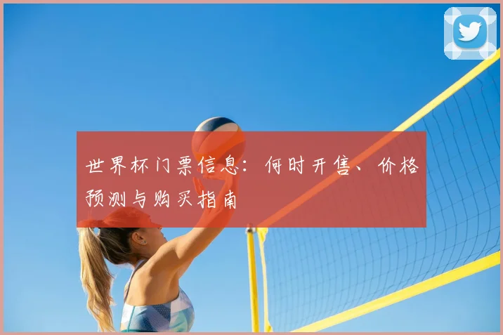 世界杯门票信息：何时开售、价格预测与购买指南